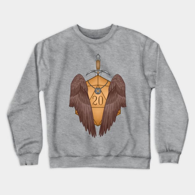 paladin dice Crewneck Sweatshirt by JadedWolvesArt